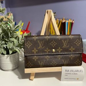 Preloved Authentic LV Monogram Long Wallet